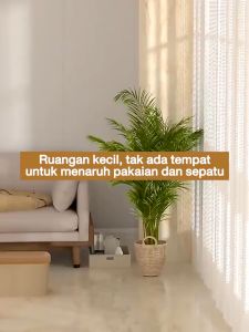 RAK GANTUNGAN BAJU 2 SUSUN RAK BAJU GANTUNG S/D 200M RAK TAS TEMPAT SEPATU SERBAGUNA RAK GAWANG JEMURAN PAKAIAN ESTETIK