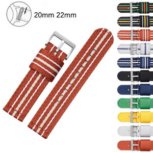 Dây Đeo Đồng Hồ Nylon 22mm Cho BlancpainXSwatch Co. Thương Hiệu Fifty Fathoms Thay Thế Dây Đeo Thể Thao Lặn Thời Trang Bằng Khóa Pin