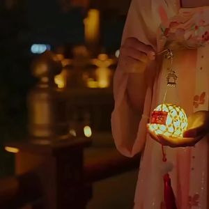 BAIFULING | Vintage Bamboo Rabbit Lantern for Kids Decorative DIY