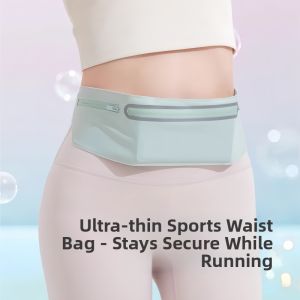Womens Running Waist Bag Waterproof Thin Sport