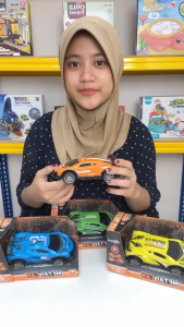[KST] Mainan Mobil Racing Diecast Metal Anak Friction Pullback Kado Ulang Tahun Laki Laki