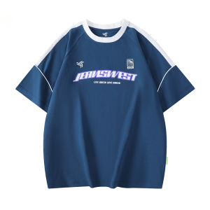 Jeanswest Wang Yibo เสื้อคู่รัก 2025 คอกลมเปิดตัวแรกโลก จำนวนจำกัดเสื้อคู่เหมือน รุ่นจำกัด