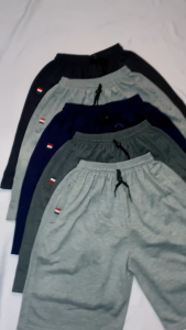 (SAZA) Promo 5 Pcs Celana Pendek Pria Boardshort Distro Baby Terry resleting Premium Fleece