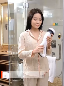 Electric cleaning brush multi-functional household kitchen bathroom glass lazy handheld wireless powerful cleaning tool