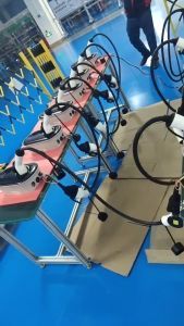 ราคาโรงงาน เครื่องชาร์จรถยนต์ไฟฟ้าEV Fast Charger Samsung SM728C สำหรับรถยนต์ Plug In Hybrid PHEV EV หมวกอ่อน และ GWM พร้อมหน้าจอ LCD แสดงผล ตรงกับ TIMXON Type2 220V 32A 7KW