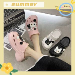 (LHshoess สุดฮิต รองเท้าแตะยาง ตัวติดน่ารัก น้ำหนักเบาสบายใส่ลูย สีสันสดใสสุด ไม่มีพลาด)