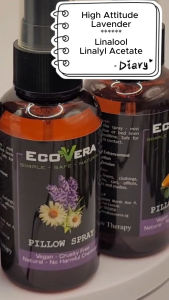 Ecovera Pillow Spray Aromatherapy and Relaxation Spray Linen Spray - 60ml - Ecovera