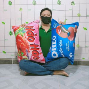 GỐI NẰM CHO BÉ 100% GÒN MỀM NHIỀU MẪU GỐI NGỦ HÌNH BÁNH SOCOLA IN 3D CAO CẤP NHIỀU MẪU