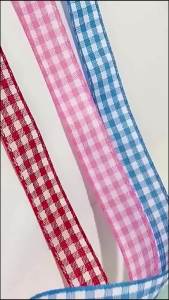 Serenity ริบบิ้นผ้าลายสก็อต ยาว 50 หลา ใช้สำหรับทำโบว์ ผูกของขวัญ งาน Diy ต่างๆ 1 ม้วน Decorative ribbon