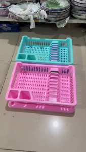 RAK PIRING + TATAKAN LOVENIA / Rak Piring Tatakan Warna Murah Lovenia