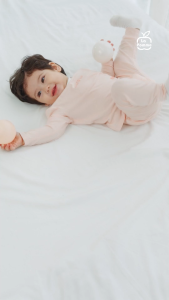Bộ dài tay La Pomme ngày vui nhộn - Sợi Petit Soyeu thoáng mát – Bé trai/gái - 6M - 5Y