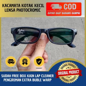 TERLARIS Kacamata Mata Minus Photocromic Pria Wanita Kotak Lentur Untuk Jarak Jauh