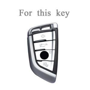 Auto Shell Fob for BMW X1 X3 X5 X6 X7 1 3 5 6 7 Series G20 G30 G11 F15 F16 G01 G02 F48 TPU Car Remote Key Case Cover Keyless