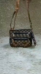 G3082 TAS SELEMPANG 2 IN1 WANITA FASHION IMPORT MOTIF ELEGAN - CALVIERO COLLECTION