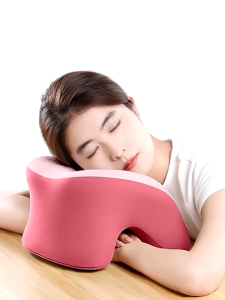Gối Ngủ Trưa Công Thái Học Tựa Bàn 3D – Gối Văn Phòng Êm Ái Bảo Vệ Cổ Cằm Giúp Ngủ Sâu Thoải Mái