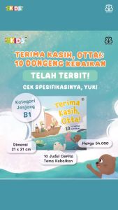 Terima Kasih Otta! (10 Dongeng Kebaikan) | Buku Anak Dongeng Soft Cover