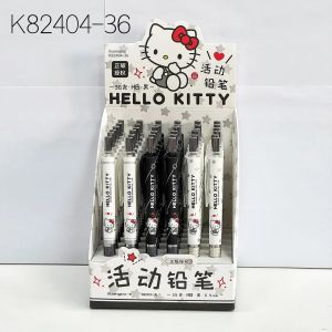 Bộ Bút Chì Bấm Kawaii Kitty 0.5mm HB - 6/36 Cây Quà Tặng Học Sinh Dễ Thương Ruột Chì Nhựa Không Cần Gọt Chì