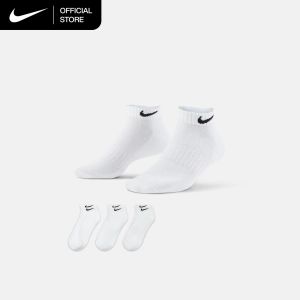 Nike Everyday Cushioned Training Low Socks (3 Pairs) - White [SX7670-100]