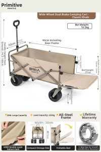 The Primitive | Folding Camp Cart Handcart