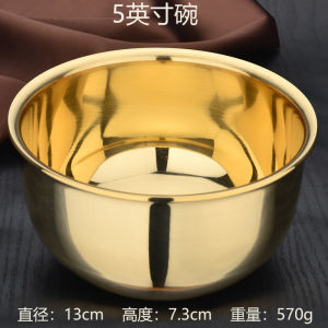 Handmade Pure Copper Thickened Anti-fall Rice Bowl Soup Bowl Single Piece Dining Utensils Traditional Chinese Style Kitchenware