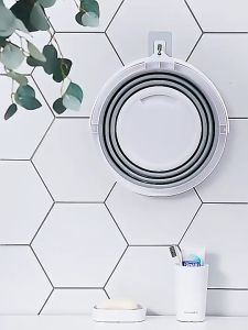 Ember Lipat Portable 5L Water Bucket Foldable Collapsible Baskom Multifungsi /Plastik slicone