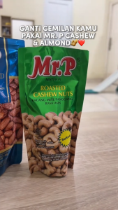 MR. P Kacang Mete Panggang Varian Rasa Lightly Salted 80gr
