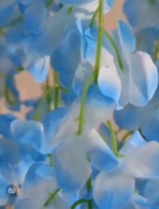 110เซนติเมตรวิสทีเรียดอกไม้ประดิษฐ์เถาผู้ชายตกแต่งสวนกลางแจ้งตกแต่งช่อตกแต่งงานแต่งงาน