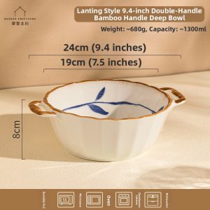MODERN SWEETHOME | Novelty Underglaze Ceramic Bowls Plates