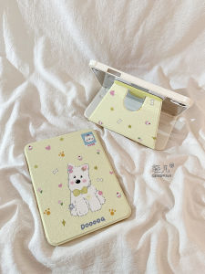 Cartoon Dessert West Highland Apple iPad 11 Protective Case 2025 New iPadPro 13 with 10.2 Pen Slot 360 Rotation Air5/6 Stand 11 Inch Mini7 Tablet Cover 10.9 Inch