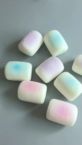 Squishy Simulated Steamed Bun Squeeze Toy Stress Relief Slow Rising Sensory Fidget for Anxiety ADHD Autism Gift for Kids Adults