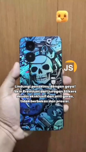 BEBAS CUSTOM GARSKIN READY SEMUA TYPE HP PELINDUNG JAMUR TIDAK BEBEKAS MOTIF KEREN ALL MOTIF - js bz