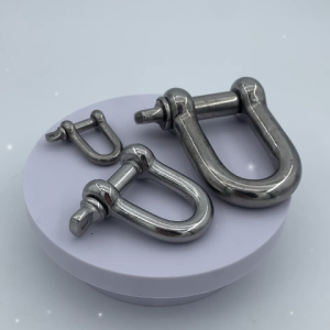 304 Stainless Steel Shackle Type D Connection Ring Rust Resistant Durable Lifting Camp Outdoor