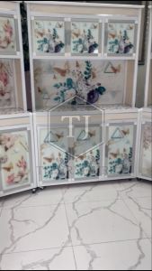 Cahaya Timur Rak Piring Plastik PVC / Kitchen Locker / Lemari Dapur 3 Pintu - Royco