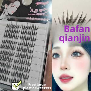 JIUQI | Large Capacity Natural False Eyelashes Barbie Style Single Cluster Segmented