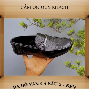Giày lười da KCS-7.0giày mọi da cá sấuda chân đà điểuda bòphiên bản 7.0 mới ra mắt năm 2026hàng việt nam thượng hạng BH 2 năm..