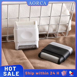 Mini Manual Portable Lint Remover Tool Fur Sweater Sheet Razor Machine Fluff Remover Fluff Pelletizer Hair Ball Trimmer Epilator Double Head Brush Small And Easy To Carry Mini Manual Portable Lint Remover Tool Fur Sweater Sheet Razor Machine(Black/White)