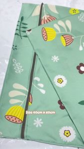 Satu Pasang Sarung Bantal dan Guling Tidur Ukuran Besar Berkualitas Motif Bunga