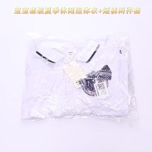 Shanku Summer Boys Short-Sleeved Gentleman Suit Baby Jumpsuit Triangle Jumpsuit Shorts Bow Tie Two-Piece Set