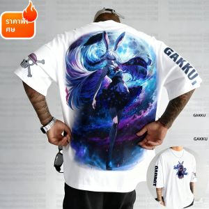 เสื้อยืดอนิเมะวันพีซ ฮาราจูกุ 2025 รุ่นใหม่ ฤดูร้อน เสื้อยืดโอเวอร์ไซส์สไตล์เรโทรสตรีทแวร์สำหรับผู้ชาย เสื้อยืดลำลองแขนสั้นสำหรับผู้หญิง เสื้อยืดยูนิเซ็กส์สไตล์ Y2K