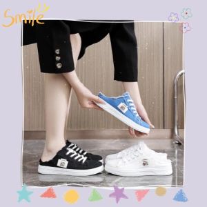 สินค้าเข้าใหม่ รองเท้าผ้าใบแฟชั่นผู้หญิง 3สีน่ารักๆๆ - บอกเลยว่าสวยทุกสีชายรองเท้าแต่งขาดเท่ๆบอกเลยดีย์สุดๆๆซื้อเลยย