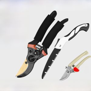 MONLEYTA | Effort-Saving SK5 Steel Pruning Shears For Branches Garden Fruit Tree Pruning Scissors Lawn Care Branch Cutting Tools
