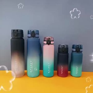 Gradient Water Bottle - Choose Your Size 1000ml/600ml/750ml - Perfect for Outdoor Camping Gym Ideal Holiday Gift for Birthday