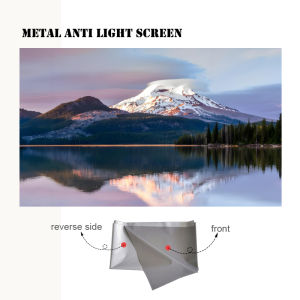 Metal anti glare screen 60-120 inches multiple sizes to choose from portable screen clear viewing during the day