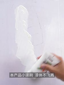 DIY Wall Repair Paint Strong Dirt Graffiti Cover Small Roller Brush Wall Renovation Color Change Latex Quick Drying
