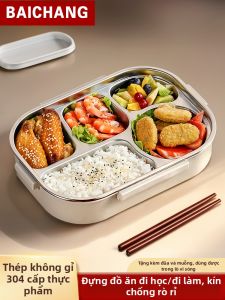 BAICHANG | Hộp Ăn Trưa Inox 304 Dung Lượng Lớn