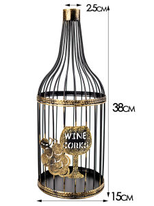 High Quality Wine Bottle Display American Style Bedroom Wine Rack Storage Basket for Kitchen Decorative Crafts Wine Holder