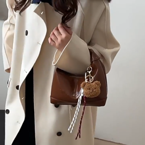 Tas Selempang Wanita Terbaru Tas Tangan Tas Bahu Free Gantungan Lucu - 836