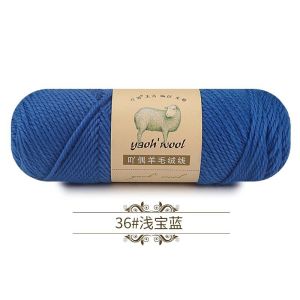 1Pc 100g 50% Wool Yarn hand knitting 50% acrylic Crochet Yarn Knit sweater Cardigan Blanket line hat shawl thread 115m 4527inch