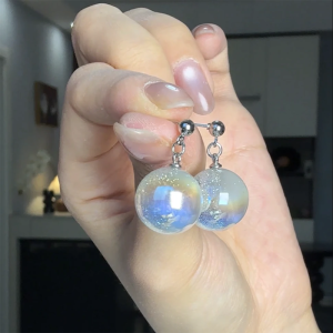 Retro Simple Dream Planet Pearl Earrings Unique Design Elegant Sweet Lightweight Luxury Feel Fashion Jewelry Ear Jewelry