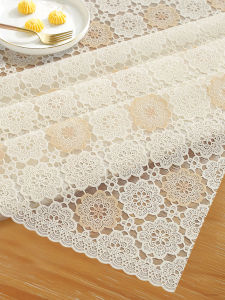 Waterproof Oil-resistant PVC Tablecloth Rectangular Dining Table Mat Premium Feeling No-wash Heat-resistant Plastic Tablecloth